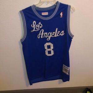 Retro blue Kobe Bryant Lakers jersey